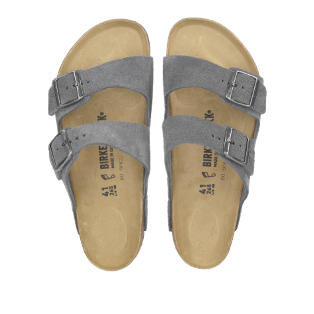 Birkenstock 1031632 ARIZONA SUEDE Sandaletten in grau