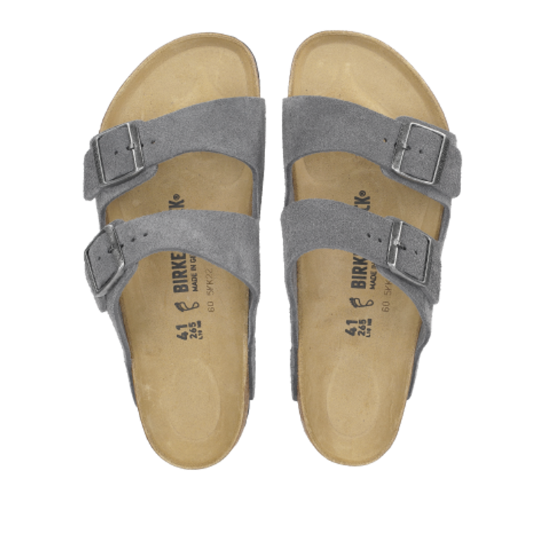 Birkenstock 1031632 ARIZONA SUEDE Sandaletten in grau
