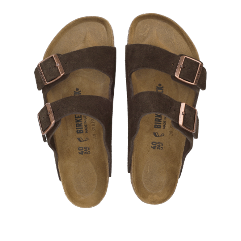 Birkenstock 1027077 ARIZONA SUEDE LEATHER Sandaletten in braun