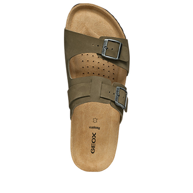 GEOX SANDAL GHITA Sandaletten in grün