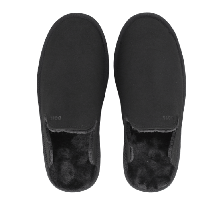 Boss Home_Slip Hausschuhe in schwarz