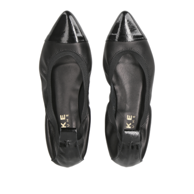 Lüke Schuhe Q004 NERO Ballerina in schwarz