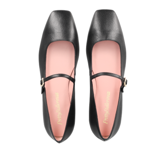 Pretty Ballerinas 51.599 COTON NEGRO Ballerina in schwarz
