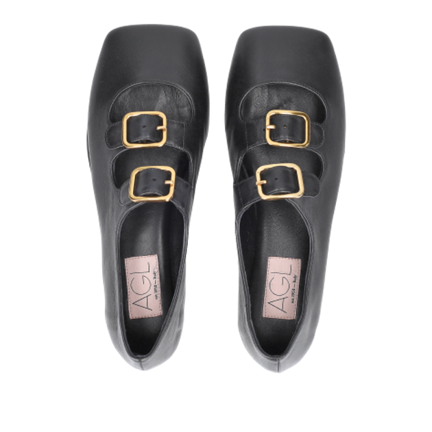 AGL CERAMIC Ballerina in schwarz