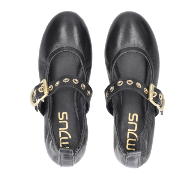 MJUS L65108 6002 Nero Ballerina in schwarz