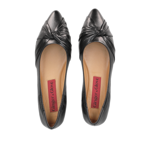 Ginger & Glove G&G369 V.1 Ballerina in schwarz