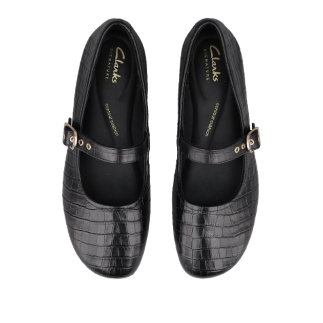 Clarks Livia Jane 26320258 4 Ballerina in schwarz