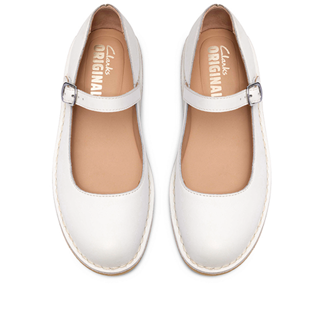 Clarks Desert Jane 26187453 4 Ballerina in weiß