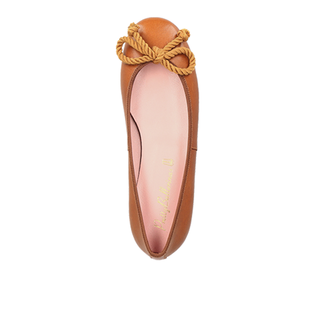 Pretty Ballerinas 35.663 BACIO CUOIO Ballerina in braun
