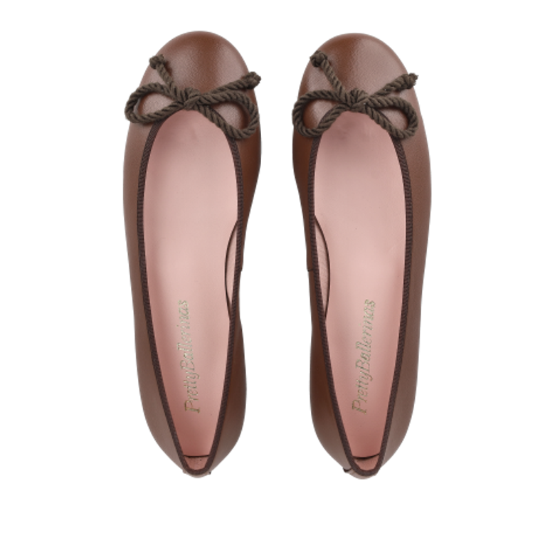 Pretty Ballerinas 35.663 COTON TERRA Ballerina in braun