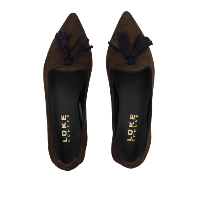 Lüke Schuhe SKYE MORO / BLU Ballerina in braun