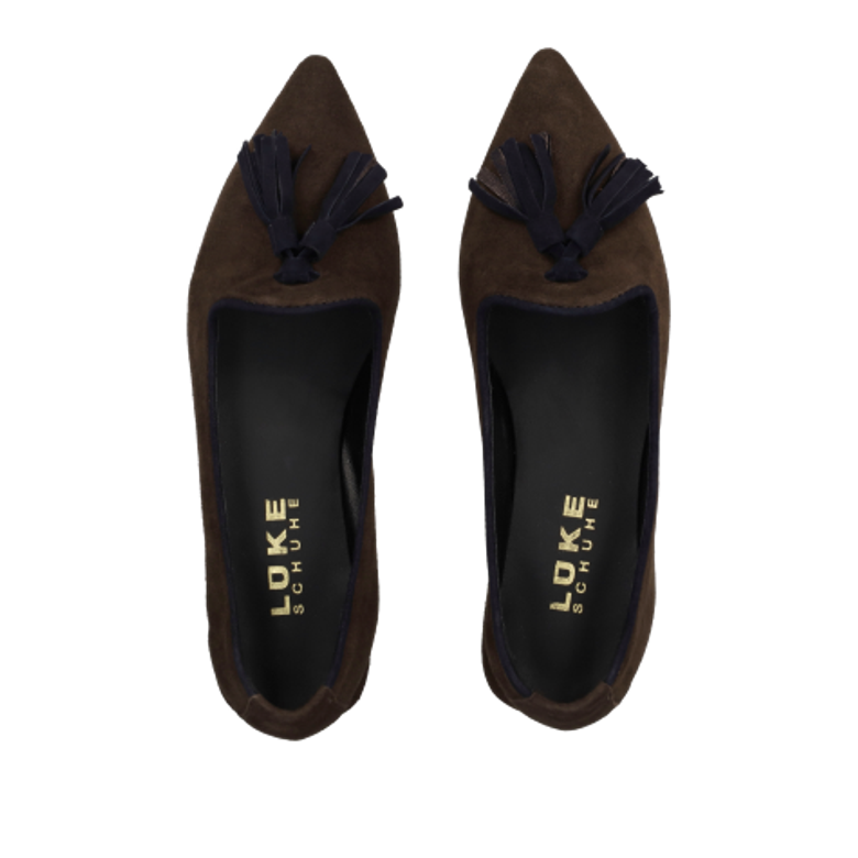 Lüke Schuhe SKYE MORO / BLU Ballerina in braun