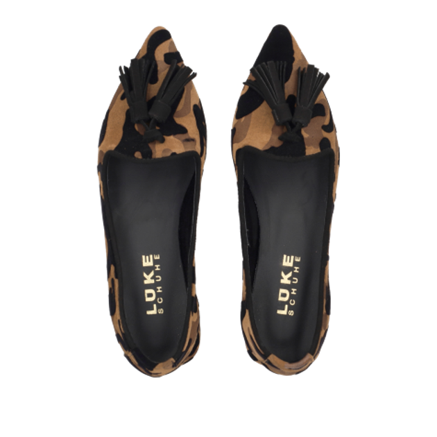 Lüke Schuhe SKYE CUORO / NERO Ballerina in braun