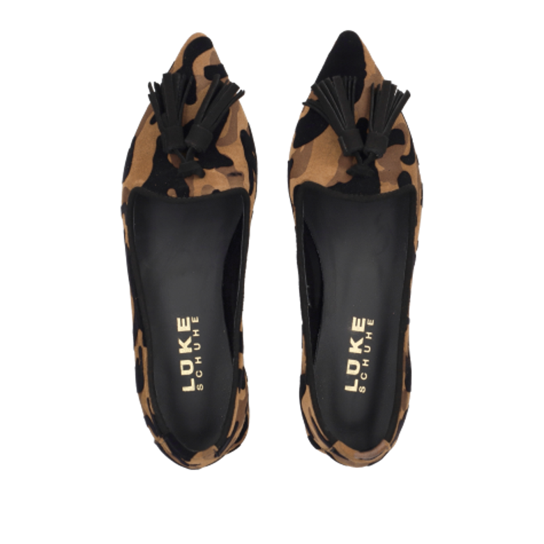 Lüke Schuhe SKYE CUORO / NERO Ballerina in braun