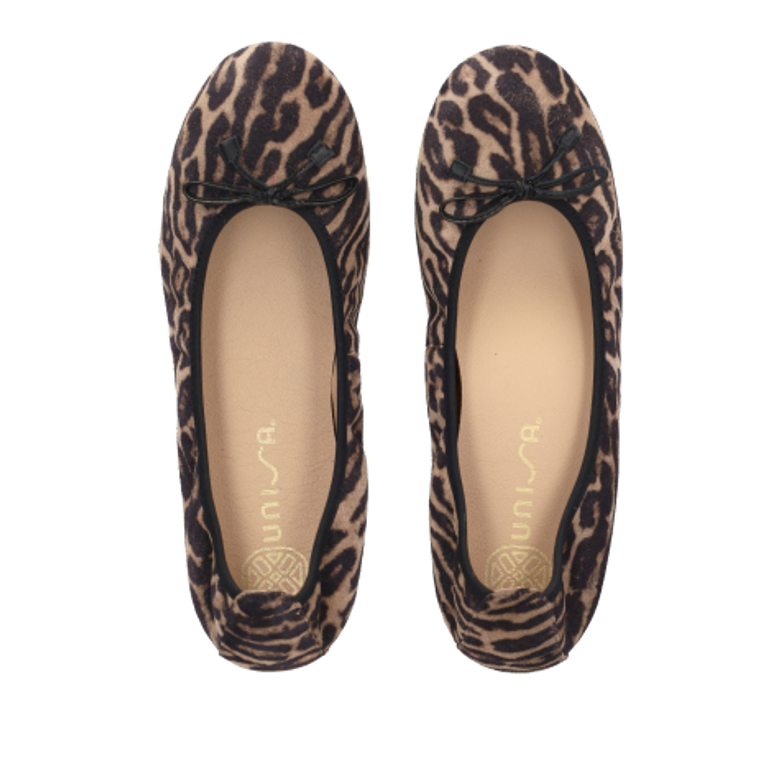 Unisa ACOR_F25_ZUL FANGO Ballerina in braun