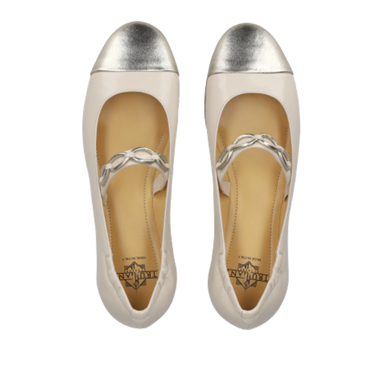 Truman´s 4104 142 PLATINO Ballerina in beige