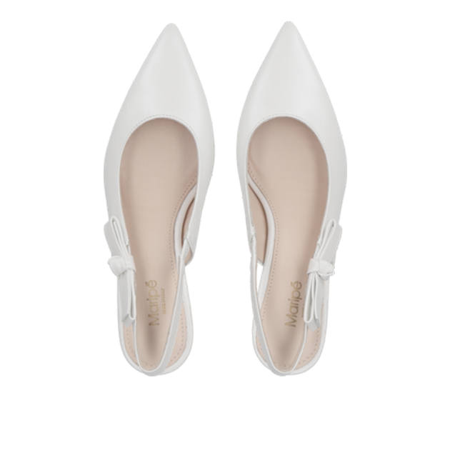Maripé RESY-MA V.2 Peeptoes & Slingpumps in weiß