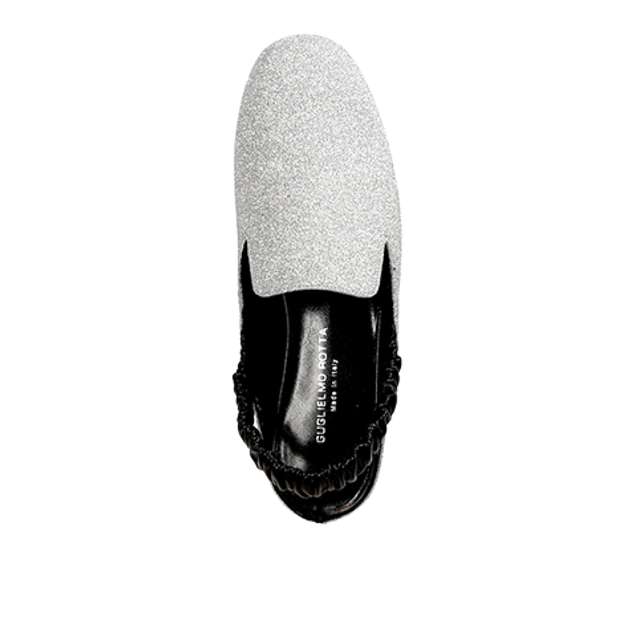 Guglielmo Rotta 2301L ARGENTO Peeptoes & Slingpumps in metallic