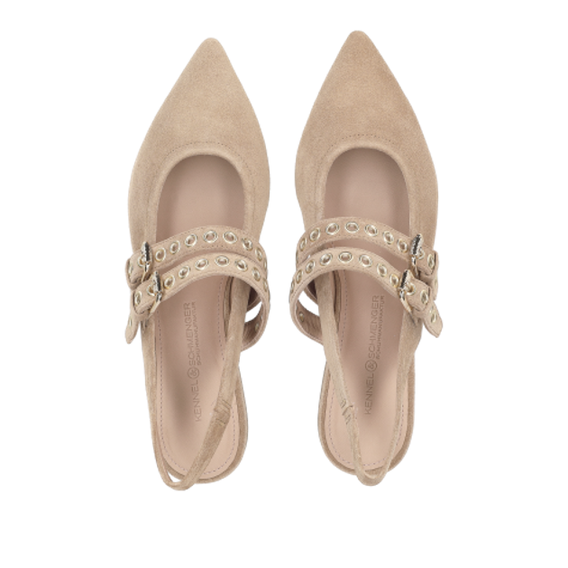 Kennel & Schmenger 114113.0120.2120 GRETA Peeptoes & Slingpumps in braun