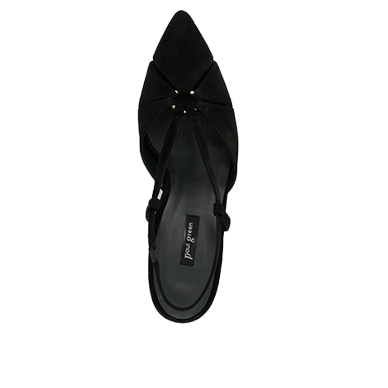 Paul Green 6177-029 Peeptoes & Slingpumps in schwarz