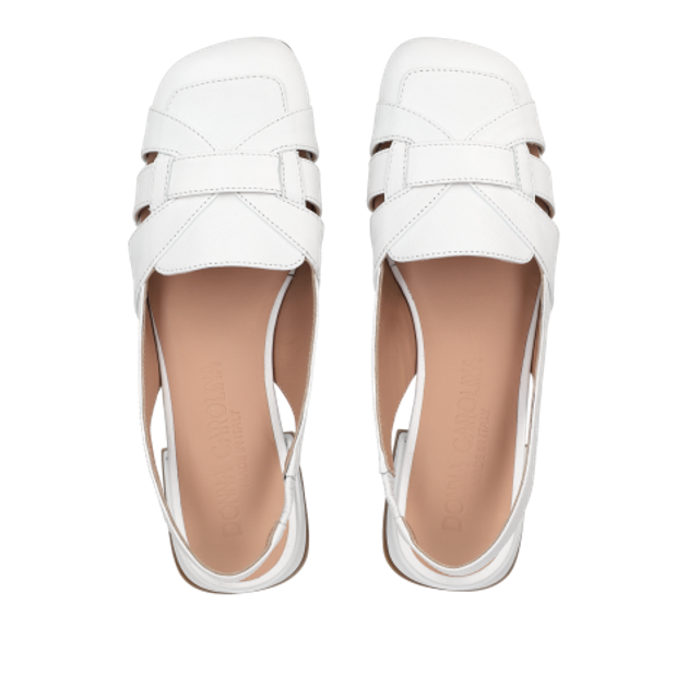 Donna Carolina ELSA NELLY 57.294.129-003 Peeptoes & Slingpumps in weiß