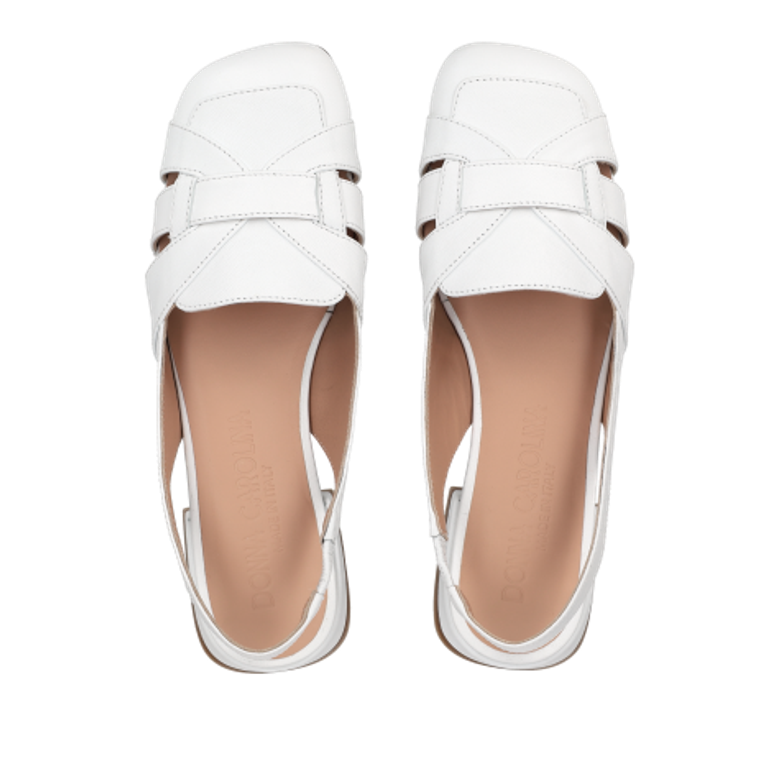 Donna Carolina ELSA NELLY 57.294.129-003 Peeptoes & Slingpumps in weiß