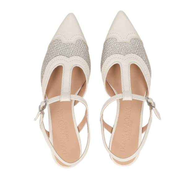 Donna Carolina SOLEA OASIS 57.220.438-002 Peeptoes & Slingpumps in weiß