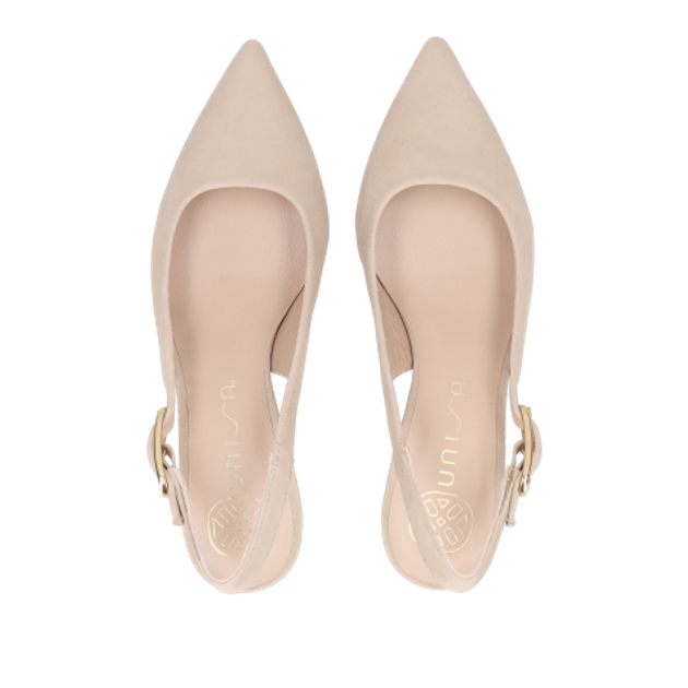 Unisa IBON_KS SKIN Peeptoes & Slingpumps in beige