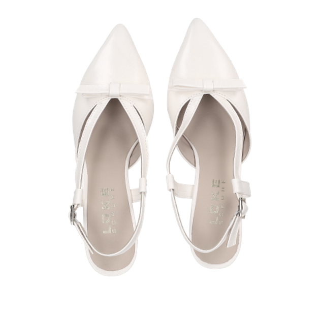 Lüke Schuhe ANNA BIANCO Peeptoes & Slingpumps in weiß