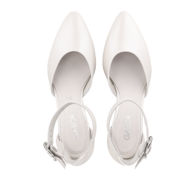 Gabor 21.340.60 Peeptoes & Slingpumps in weiß