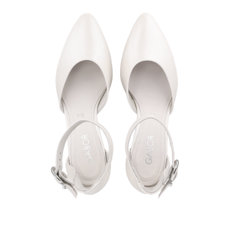 Gabor 21.340.60 Peeptoes & Slingpumps in weiß