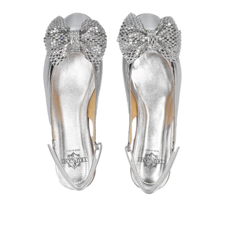 Truman´s 4102 142 ARGENTO Peeptoes & Slingpumps in silber