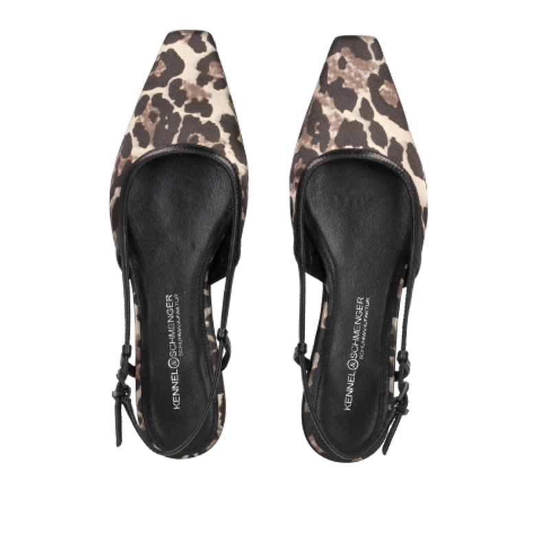 Kennel & Schmenger ALINA Peeptoes & Slingpumps in braun