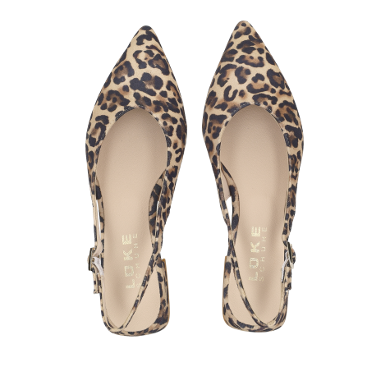 Lüke Schuhe ELDA CAMEL Peeptoes & Slingpumps in beige