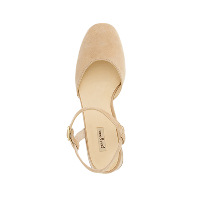 Paul Green 3843-047 Peeptoes & Slingpumps in beige