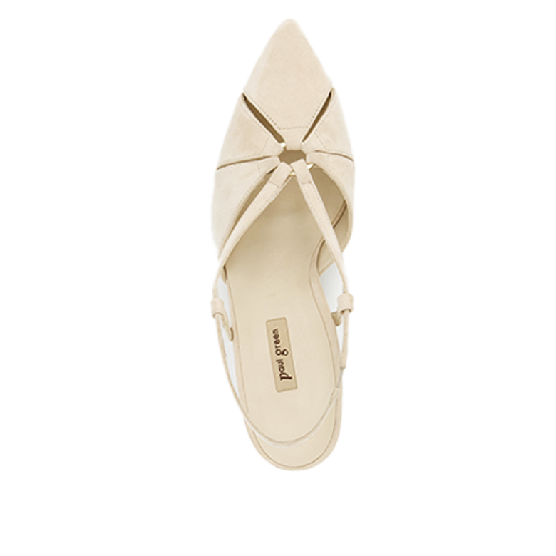 Paul Green 6177-019 Peeptoes & Slingpumps in beige