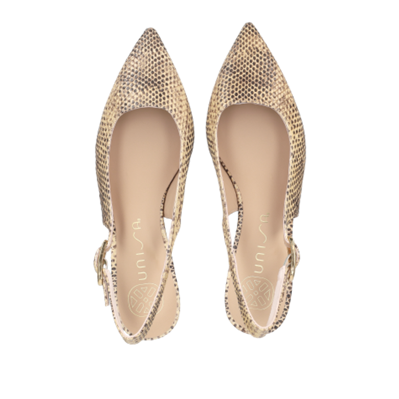 Unisa IBON_NG MISTRAL Peeptoes & Slingpumps in gelb