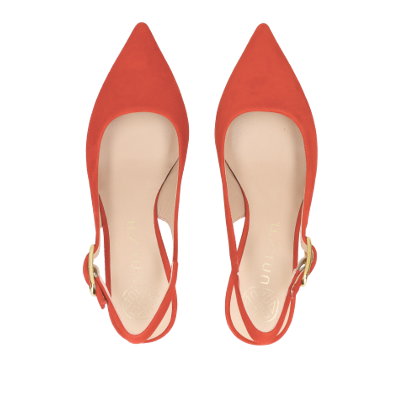 Unisa IBON_KS CLAVEL Peeptoes & Slingpumps in rot