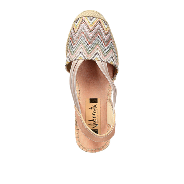 Vidorreta 05500 NUDE Peeptoes & Slingpumps in rose