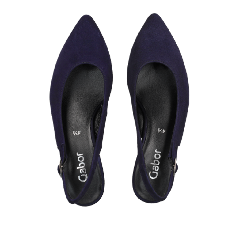 Gabor 1.500.16_7 Peeptoes & Slingpumps in blau