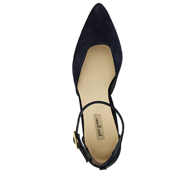 Paul Green 3820-040 Peeptoes & Slingpumps in blau