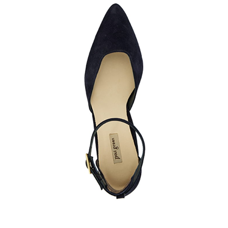 Paul Green 3820-040 Peeptoes & Slingpumps in blau
