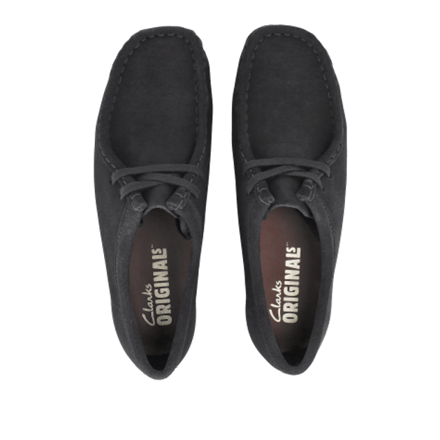 Clarks Wallabee 26188326 4 Schnürschuhe in schwarz