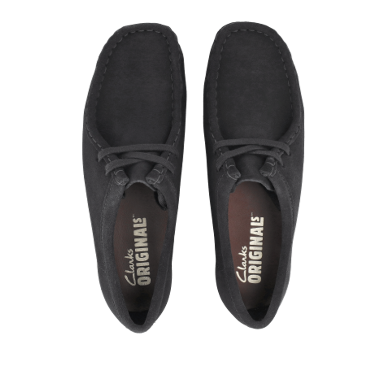 Clarks Wallabee 26188326 4 Schnürschuhe in schwarz