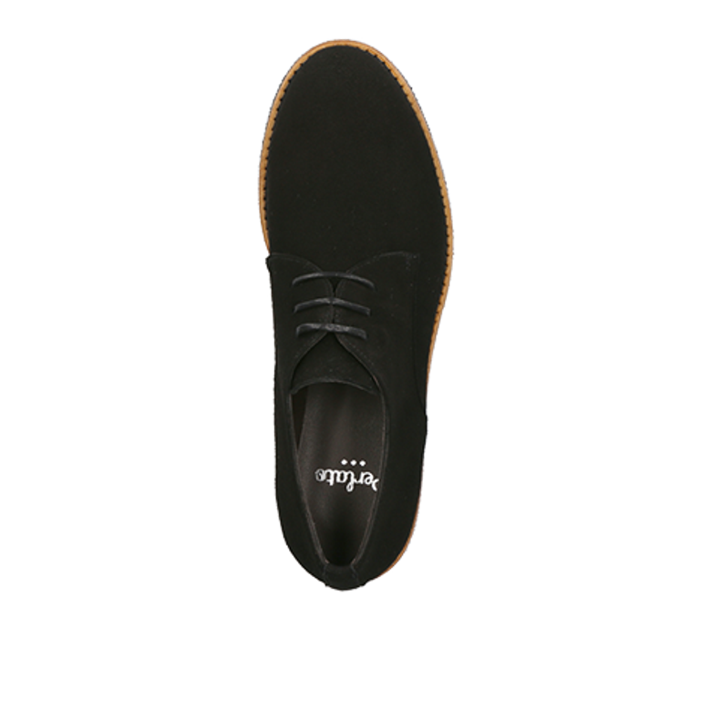 Perlato 9473 NOIR Schnürschuhe in schwarz