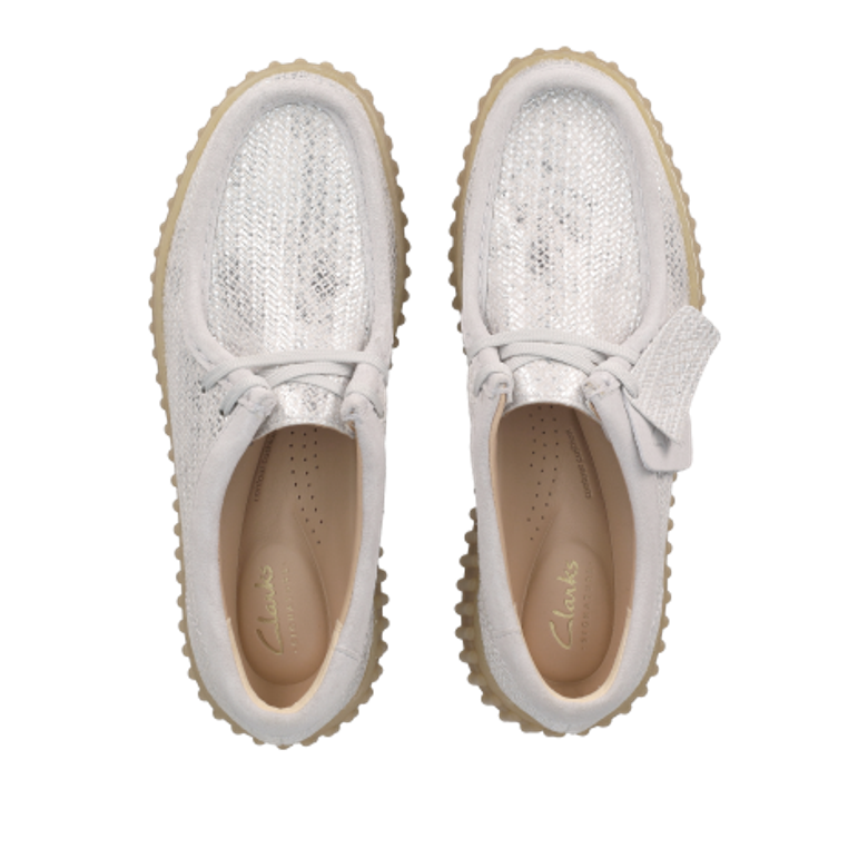 Clarks Torhill Bee 26181192 4 Schnürschuhe in silber