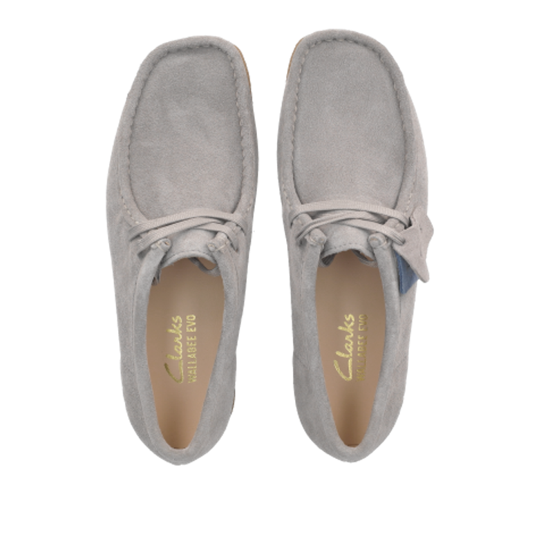 Clarks WallabeeEVOSh 26181477 4 Schnürschuhe in grau