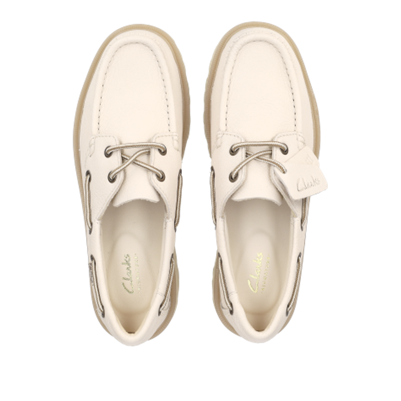Clarks Cleyhill Boat 26187841 4 Schnürschuhe in beige