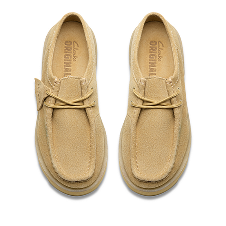Clarks Meare Walla 26183785 4 Schnürschuhe in beige