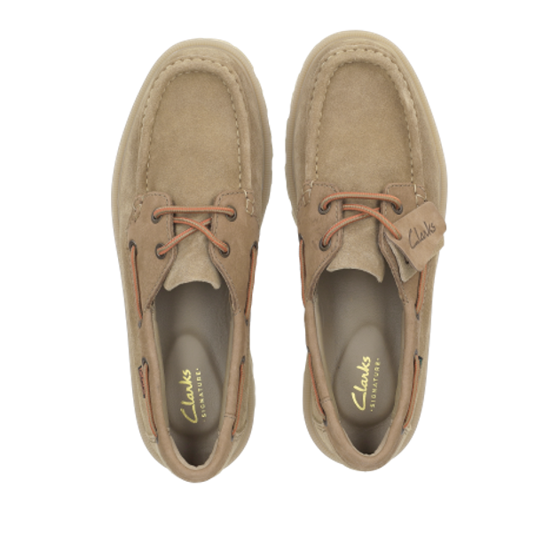 Clarks Cleyhill Boat 26187288 4 Schnürschuhe in beige